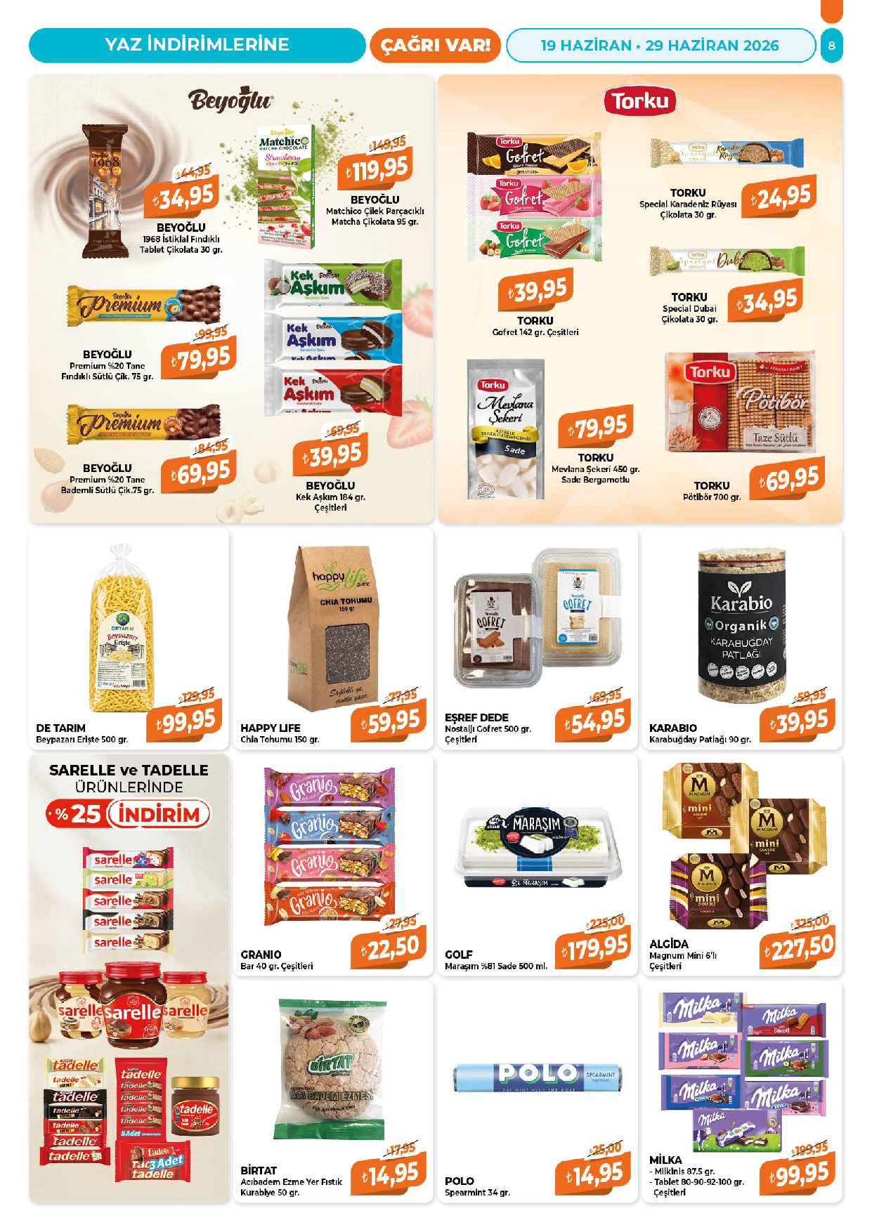 Çağrı Market 19 Haziran - 29 Haziran Güncel Katalog - Sayfa 8