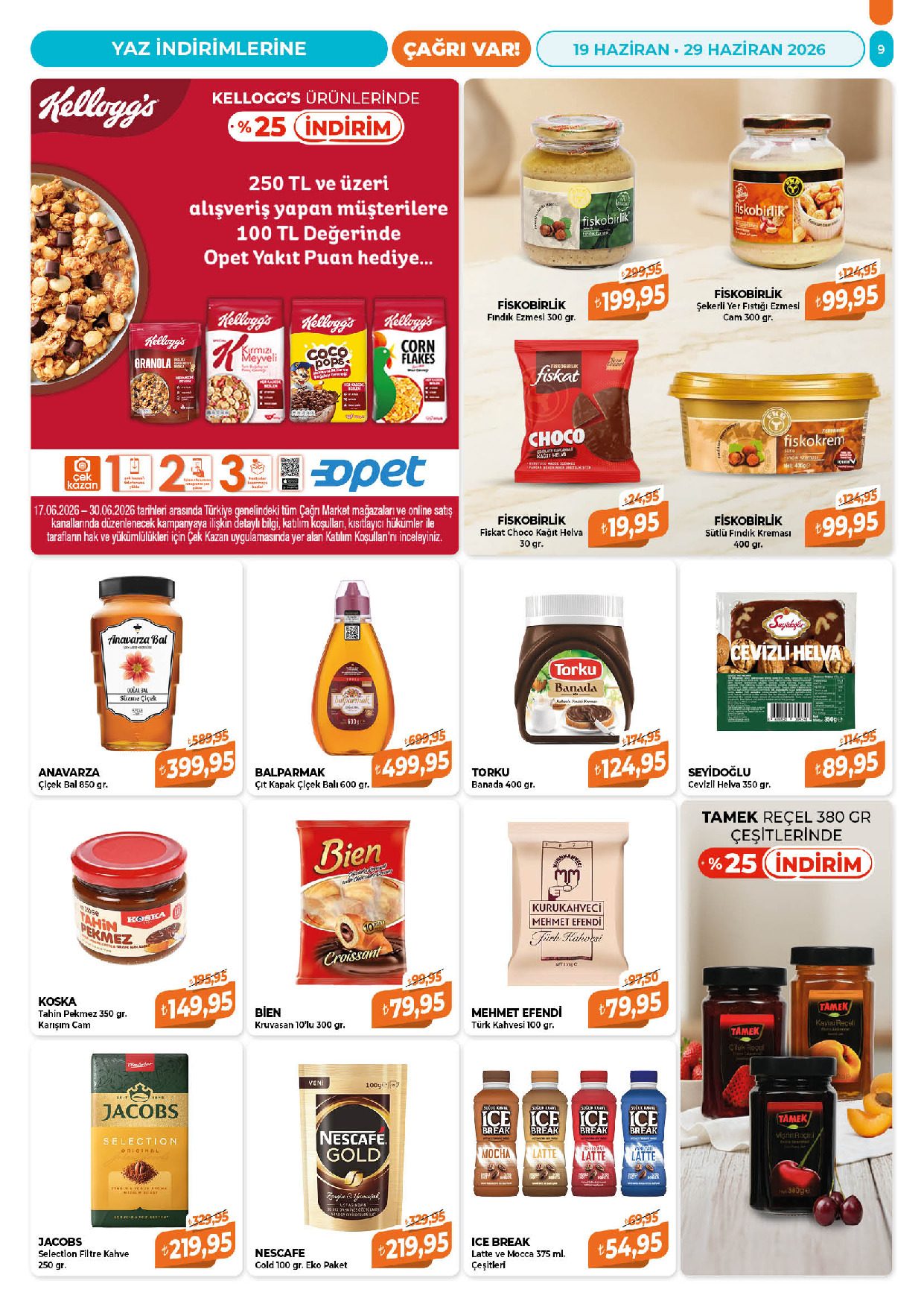 Çağrı Market 19 Haziran - 29 Haziran Güncel Katalog - Sayfa 9