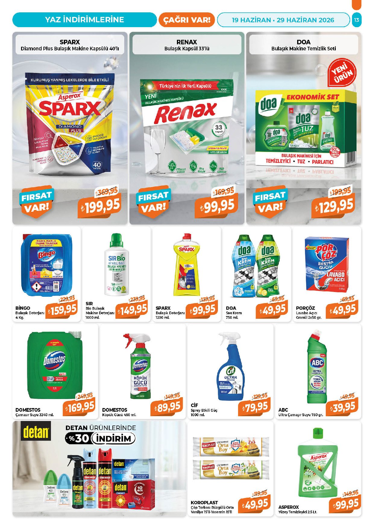 Çağrı Market 19 Haziran - 29 Haziran Güncel Katalog - Sayfa 13