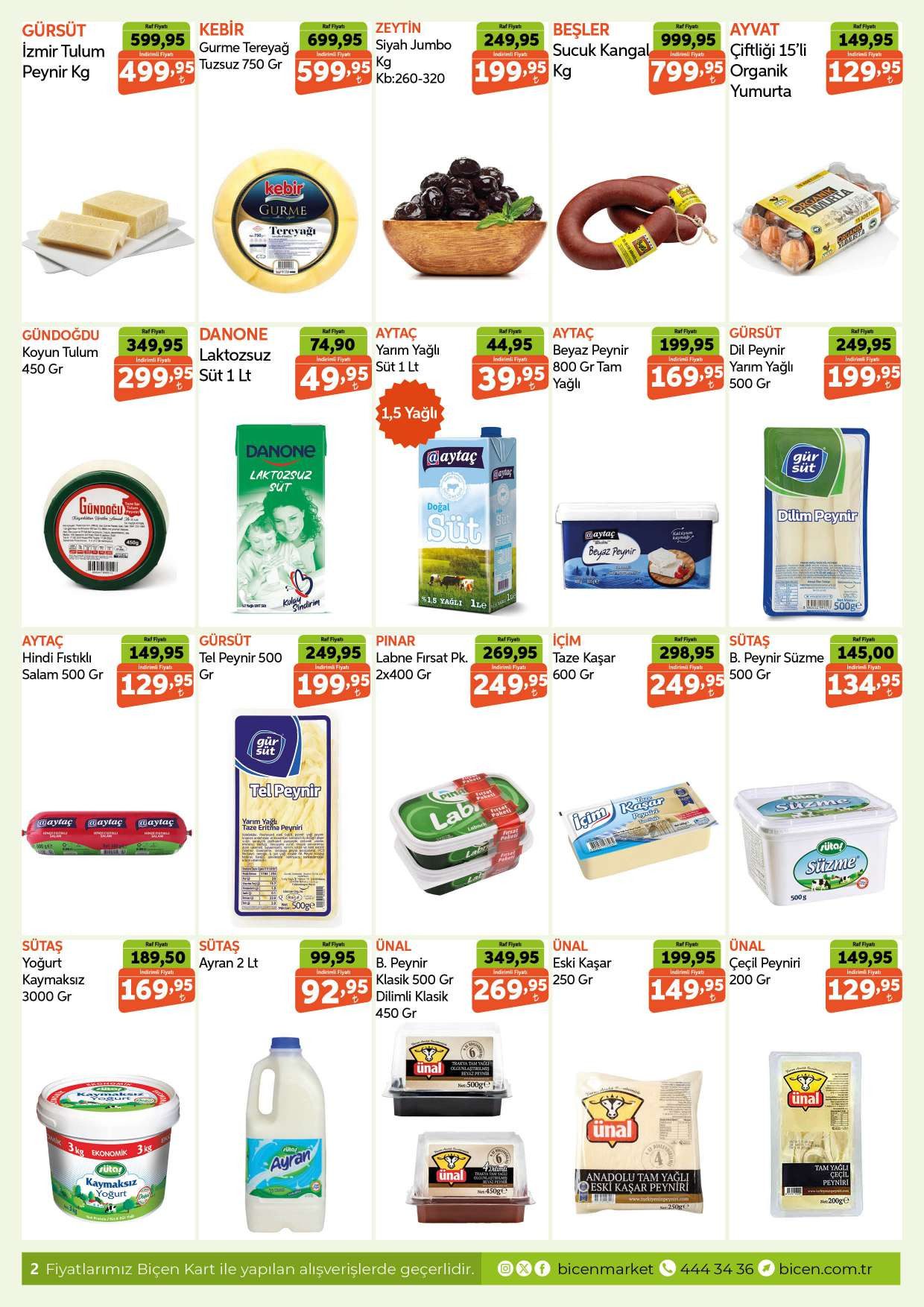 Biçen Market 26 Haziran - 12 Temmuz Aktüel Kataloğu - Sayfa 2