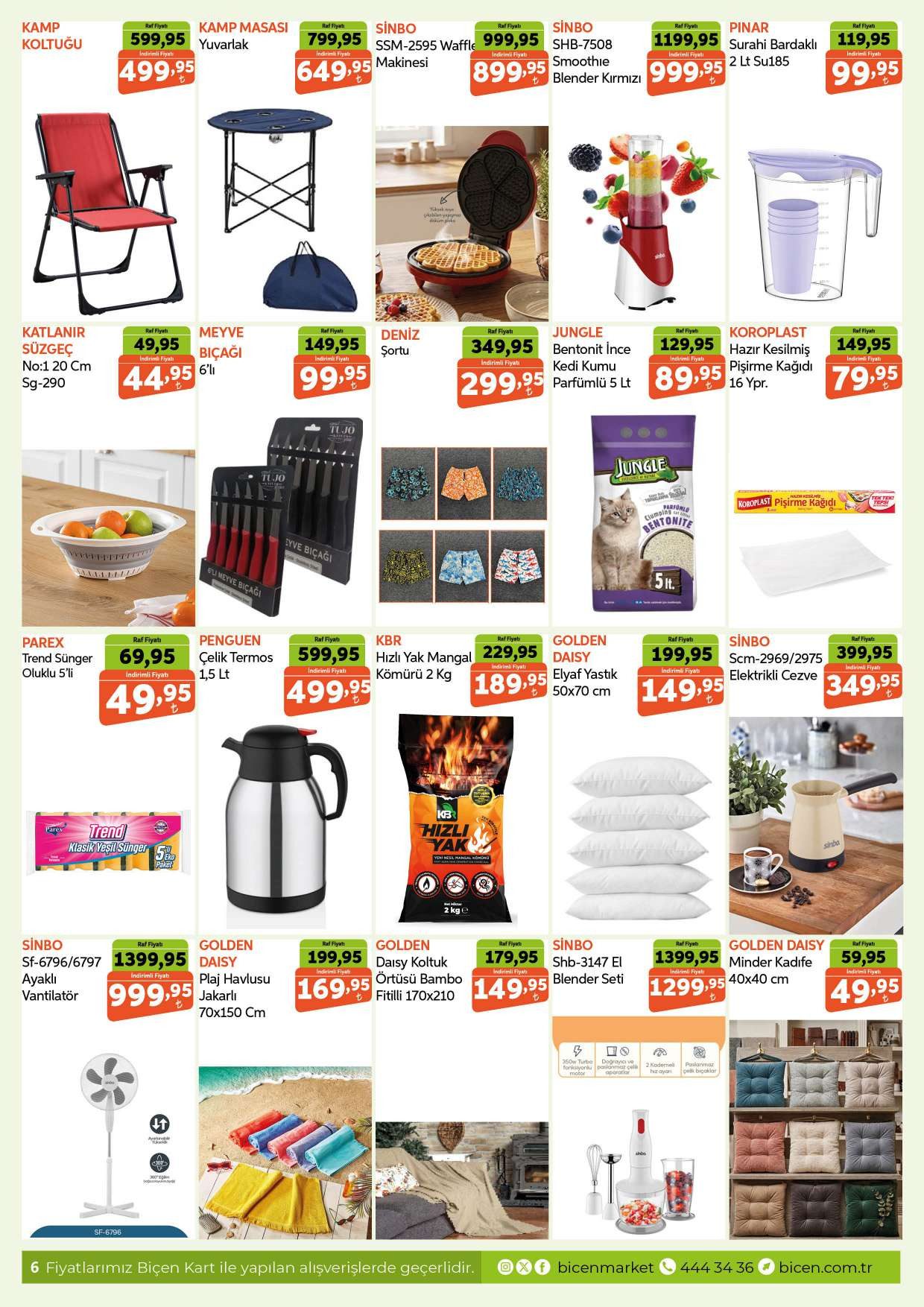 Biçen Market 26 Haziran - 12 Temmuz Aktüel Kataloğu - Sayfa 6