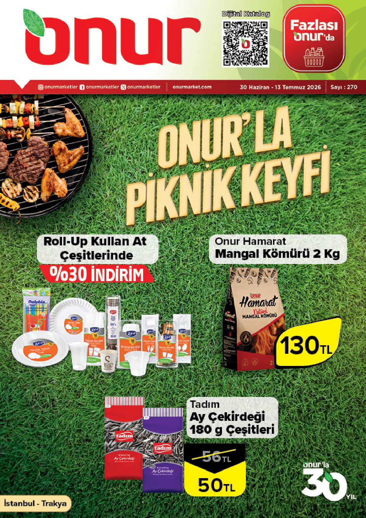 Onur Market 30 Haziran - 13 Temmuz İstanbul Genel İnsert - Sayfa 1