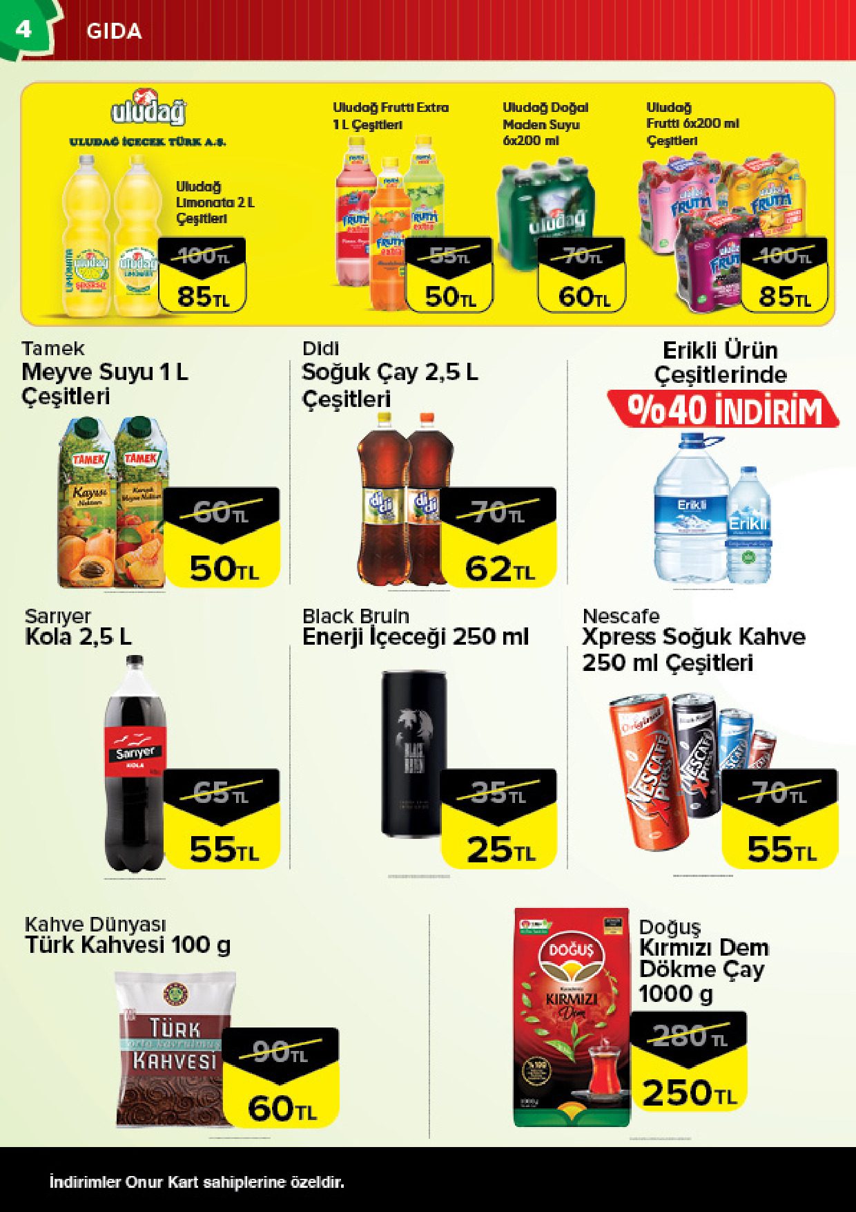 Onur Market 30 Haziran - 13 Temmuz Bursa Genel İnsert - Sayfa 4