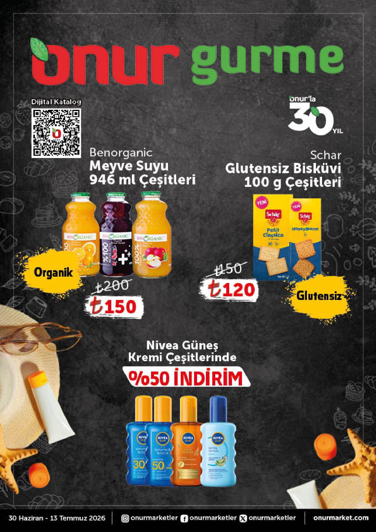Onur Market 30 Haziran - 13 Temmuz Gurme Genel İnsert - Sayfa 1