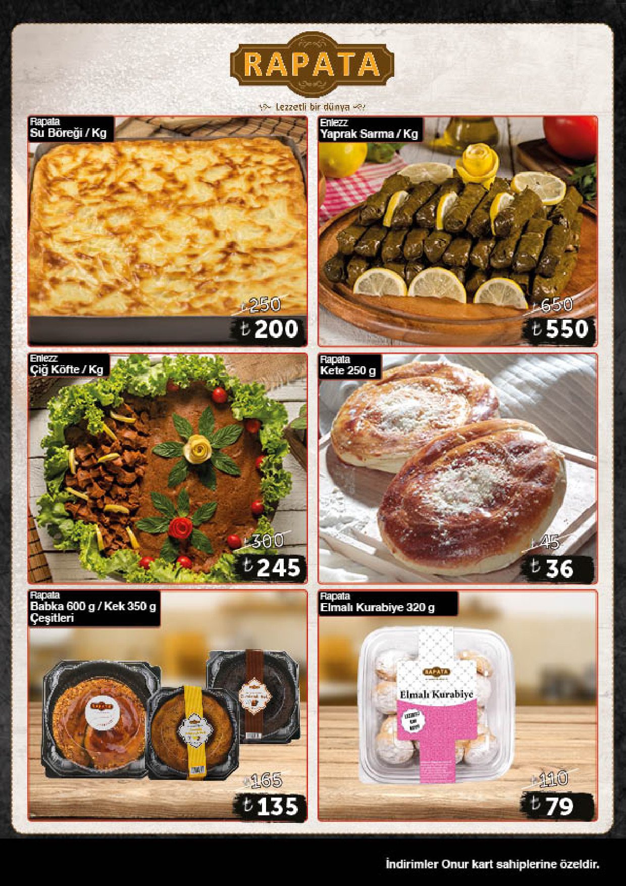 Onur Market 30 Haziran - 13 Temmuz Gurme Genel İnsert - Sayfa 13