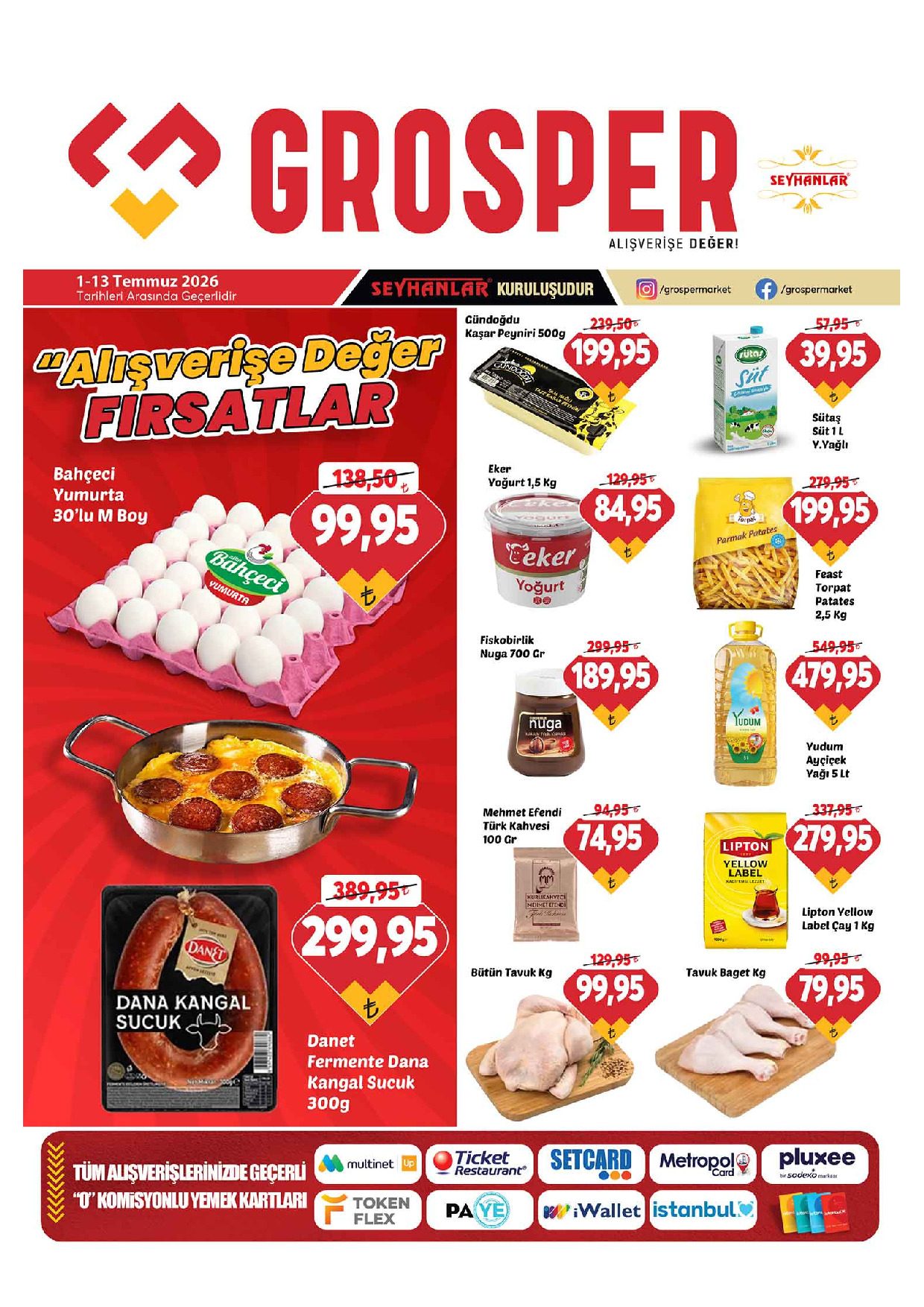 Grosper 01 Temmuz - 13 Temmuz Aktüel Kataloğu - Sayfa 1