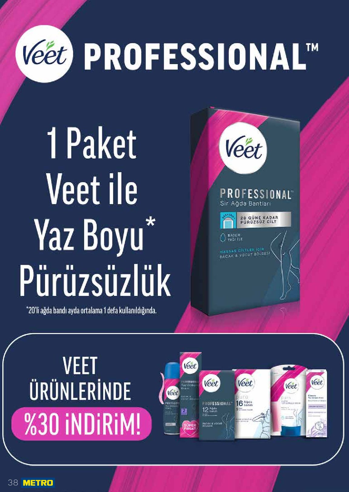 Metro 01 Temmuz - 31 Temmuz Temizlik | Kişisel Bakım Kataloğu - Sayfa 38