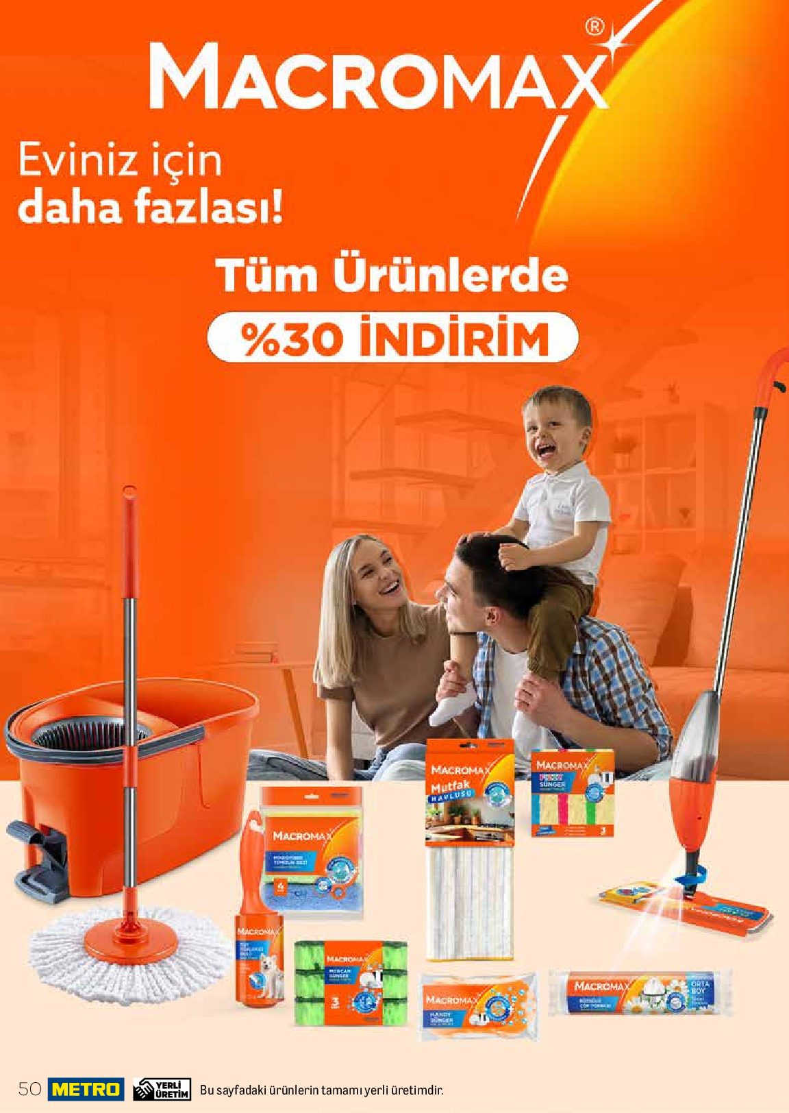 Metro 01 Temmuz - 31 Temmuz Temizlik | Kişisel Bakım Kataloğu - Sayfa 50
