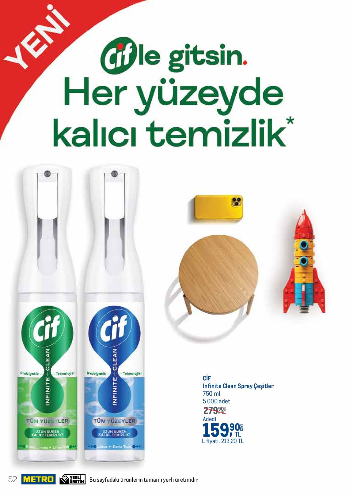 Metro 01 Temmuz - 31 Temmuz Temizlik | Kişisel Bakım Kataloğu - Sayfa 52