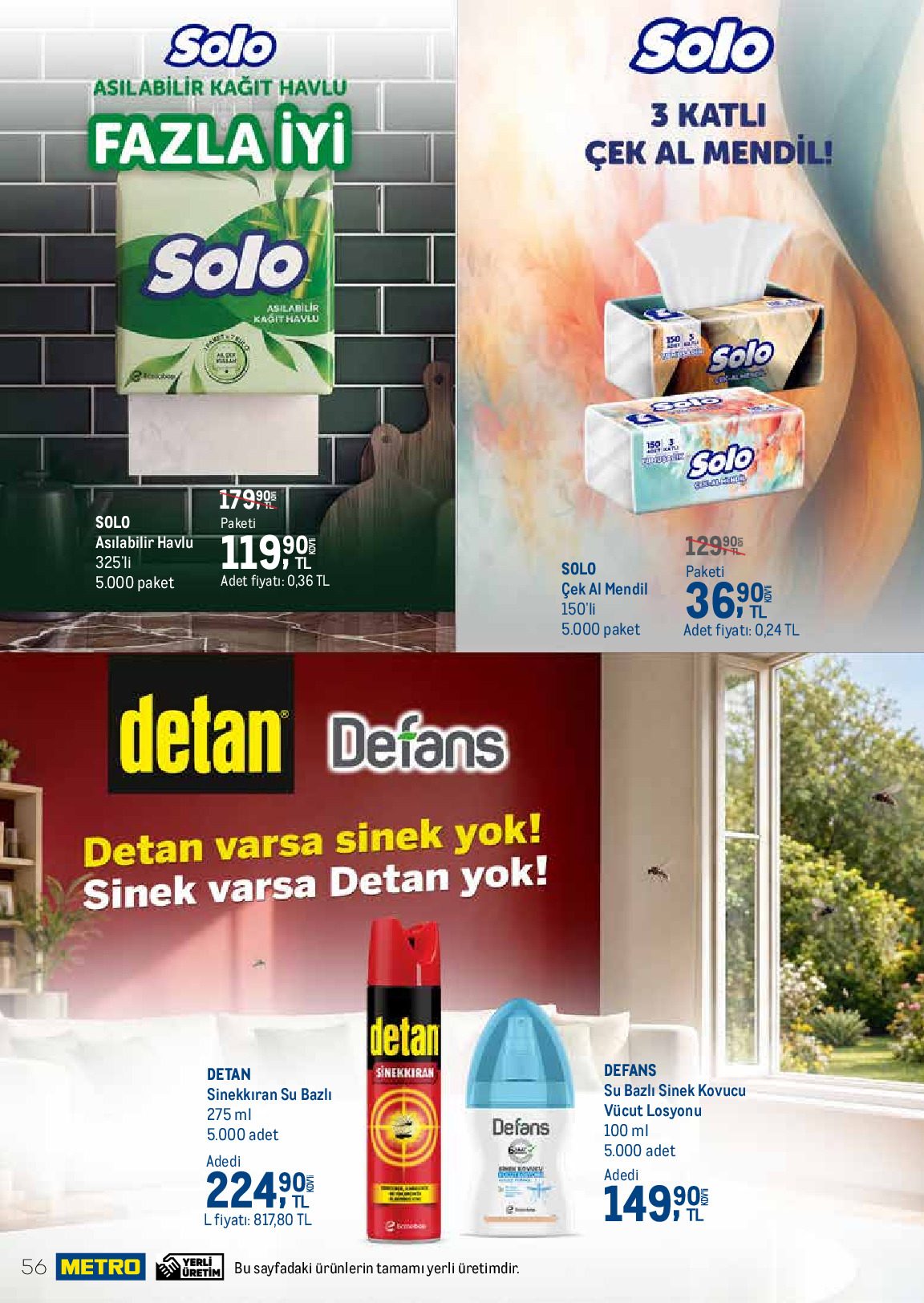 Metro 01 Temmuz - 31 Temmuz Temizlik | Kişisel Bakım Kataloğu - Sayfa 56