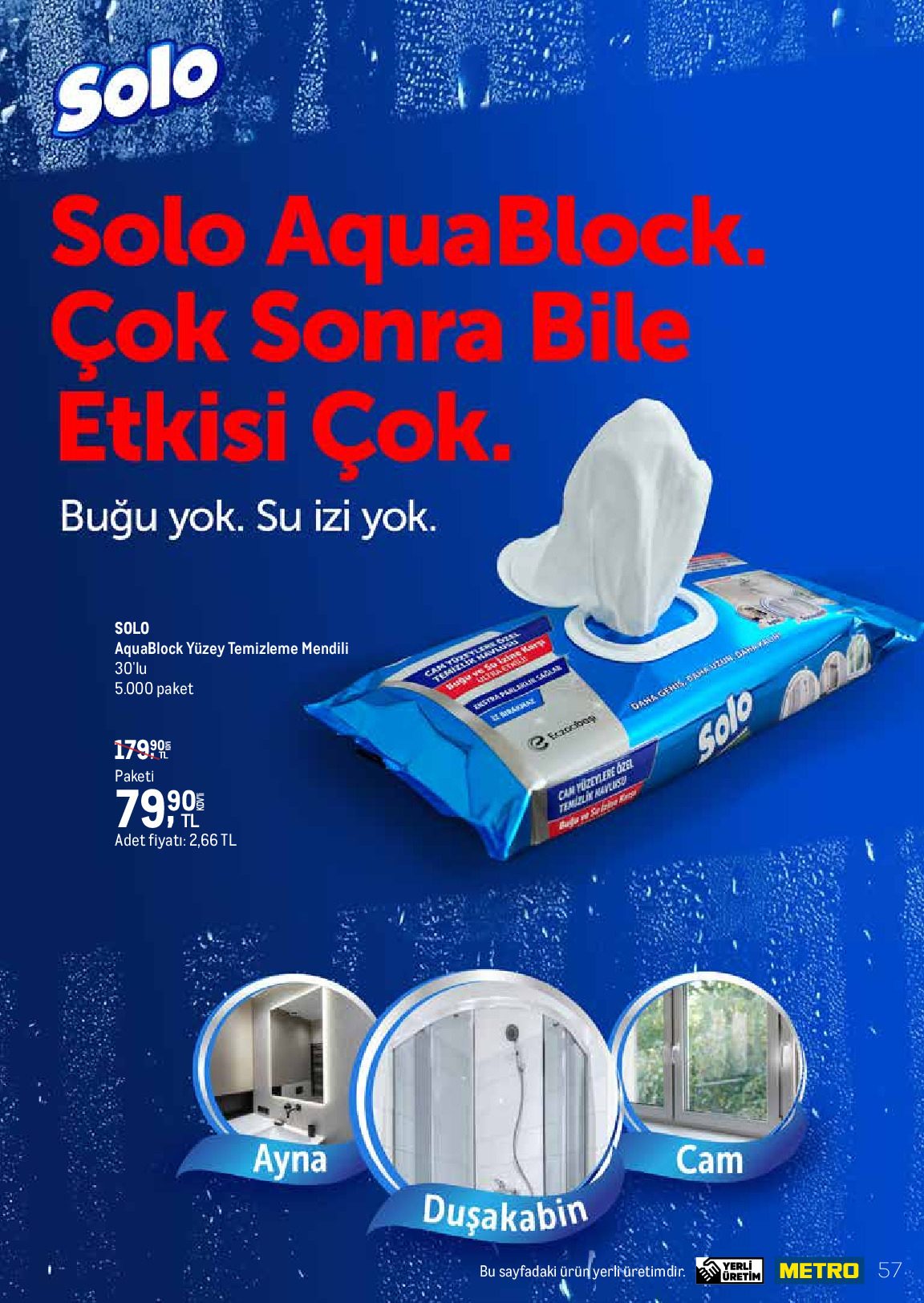 Metro 01 Temmuz - 31 Temmuz Temizlik | Kişisel Bakım Kataloğu - Sayfa 57