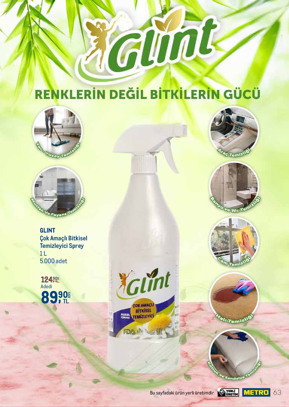 Metro 01 Temmuz - 31 Temmuz Temizlik | Kişisel Bakım Kataloğu - Sayfa 63