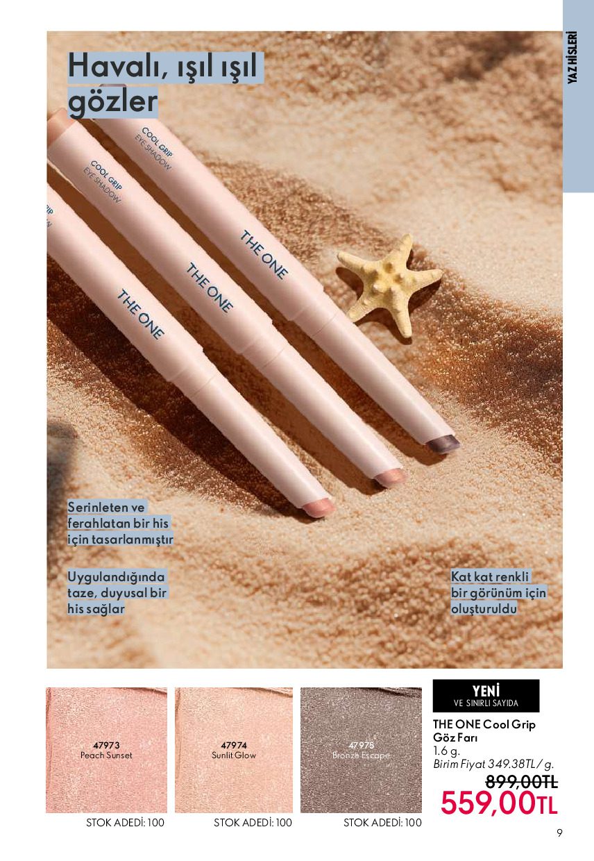 Oriflame 01 Temmuz- 31 Temmuz Online Katalog - Sayfa 9