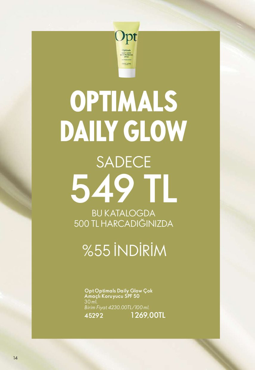 Oriflame 01 Temmuz- 31 Temmuz Online Katalog - Sayfa 14
