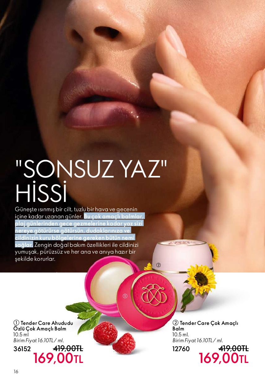 Oriflame 01 Temmuz- 31 Temmuz Online Katalog - Sayfa 16