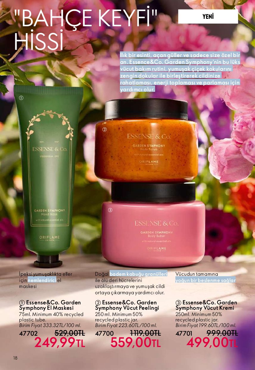 Oriflame 01 Temmuz- 31 Temmuz Online Katalog - Sayfa 18