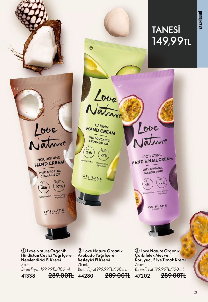 Oriflame 01 Temmuz- 31 Temmuz Online Katalog - Sayfa 21