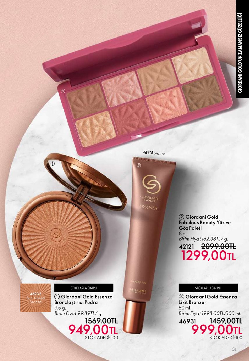 Oriflame 01 Temmuz- 31 Temmuz Online Katalog - Sayfa 31