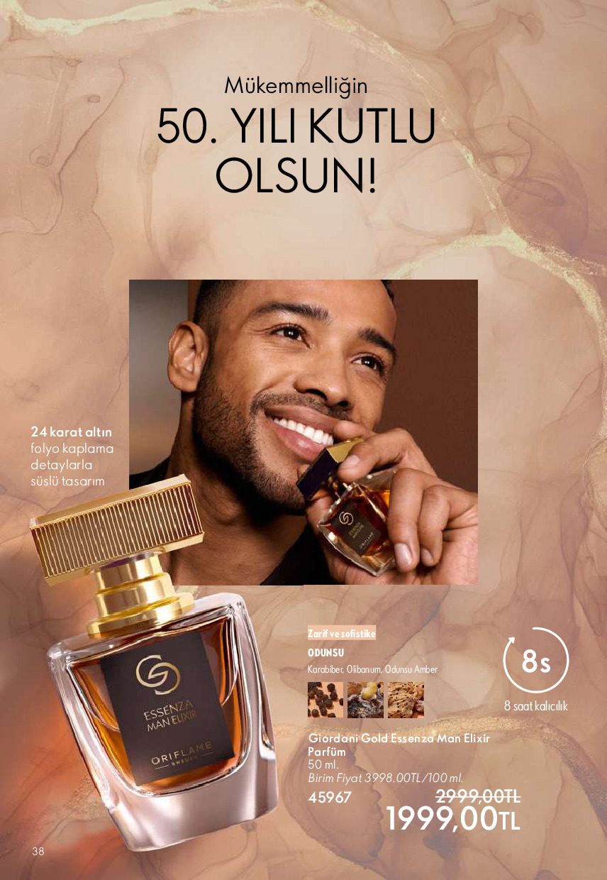 Oriflame 01 Temmuz- 31 Temmuz Online Katalog - Sayfa 38