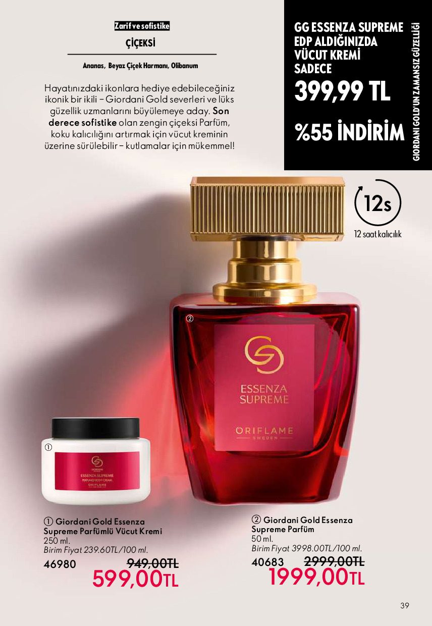 Oriflame 01 Temmuz- 31 Temmuz Online Katalog - Sayfa 39