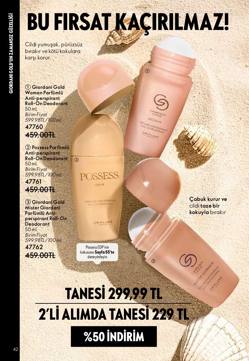 Oriflame 01 Temmuz- 31 Temmuz Online Katalog - Sayfa 42