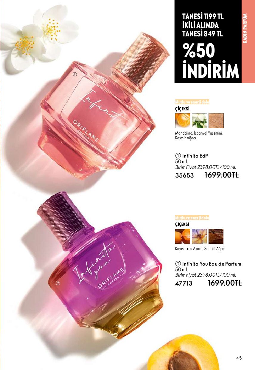 Oriflame 01 Temmuz- 31 Temmuz Online Katalog - Sayfa 45