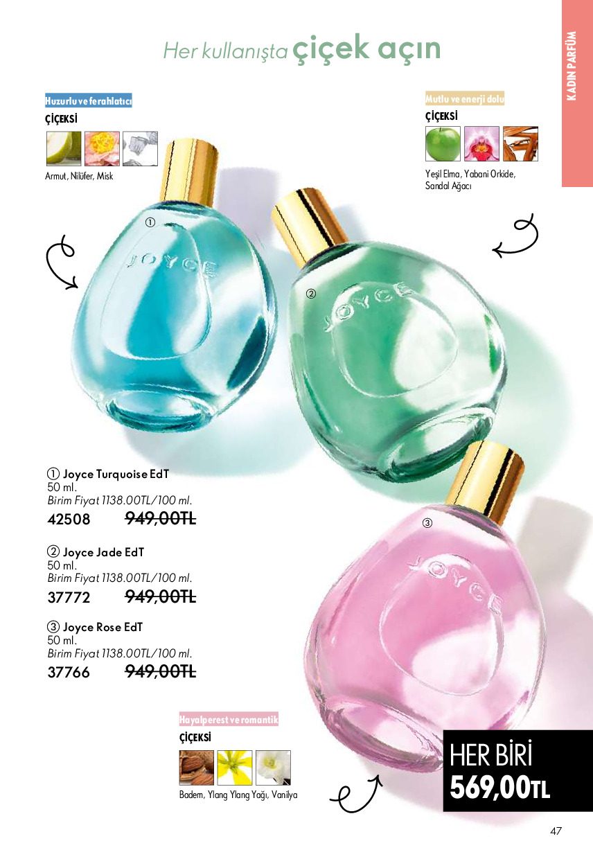 Oriflame 01 Temmuz- 31 Temmuz Online Katalog - Sayfa 47