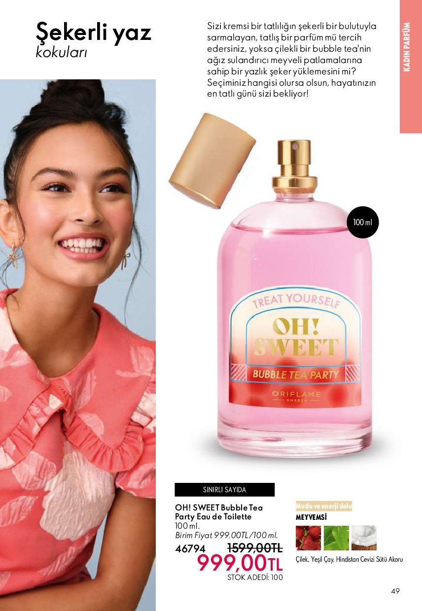 Oriflame 01 Temmuz- 31 Temmuz Online Katalog - Sayfa 49