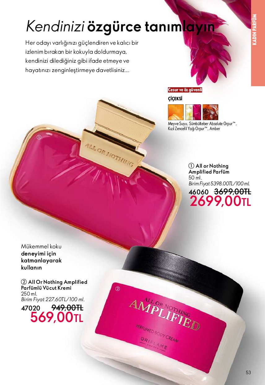 Oriflame 01 Temmuz- 31 Temmuz Online Katalog - Sayfa 53
