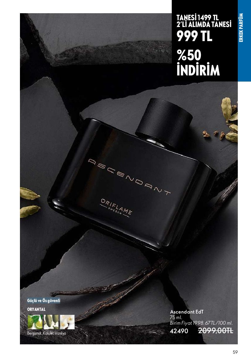 Oriflame 01 Temmuz- 31 Temmuz Online Katalog - Sayfa 59