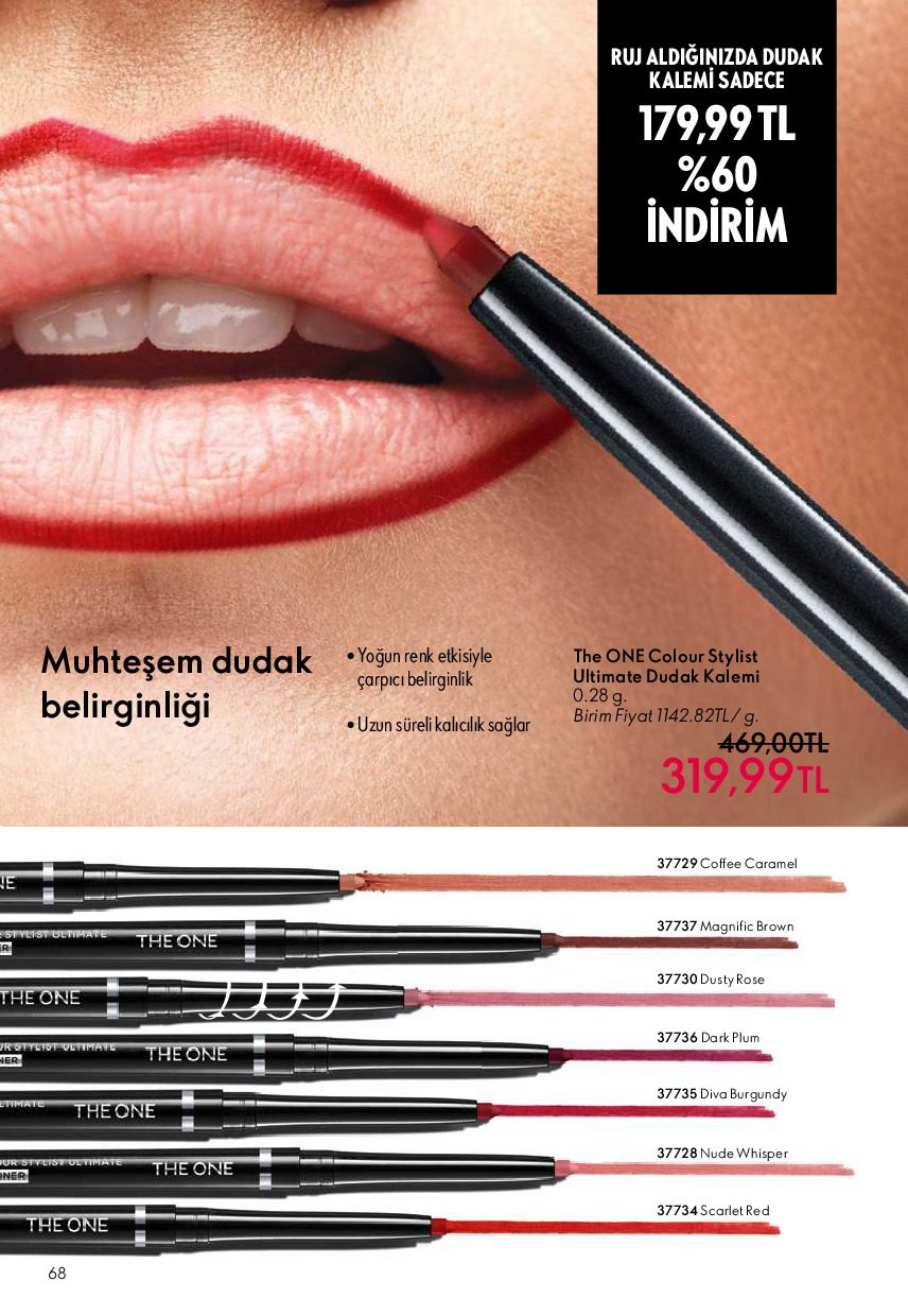 Oriflame 01 Temmuz- 31 Temmuz Online Katalog - Sayfa 68