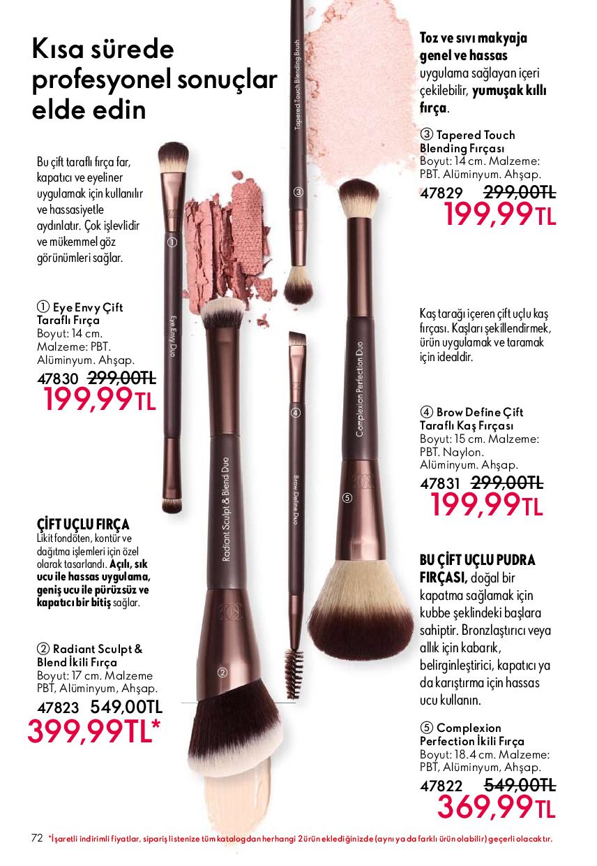 Oriflame 01 Temmuz- 31 Temmuz Online Katalog - Sayfa 72