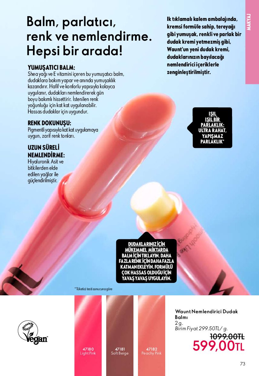 Oriflame 01 Temmuz- 31 Temmuz Online Katalog - Sayfa 73