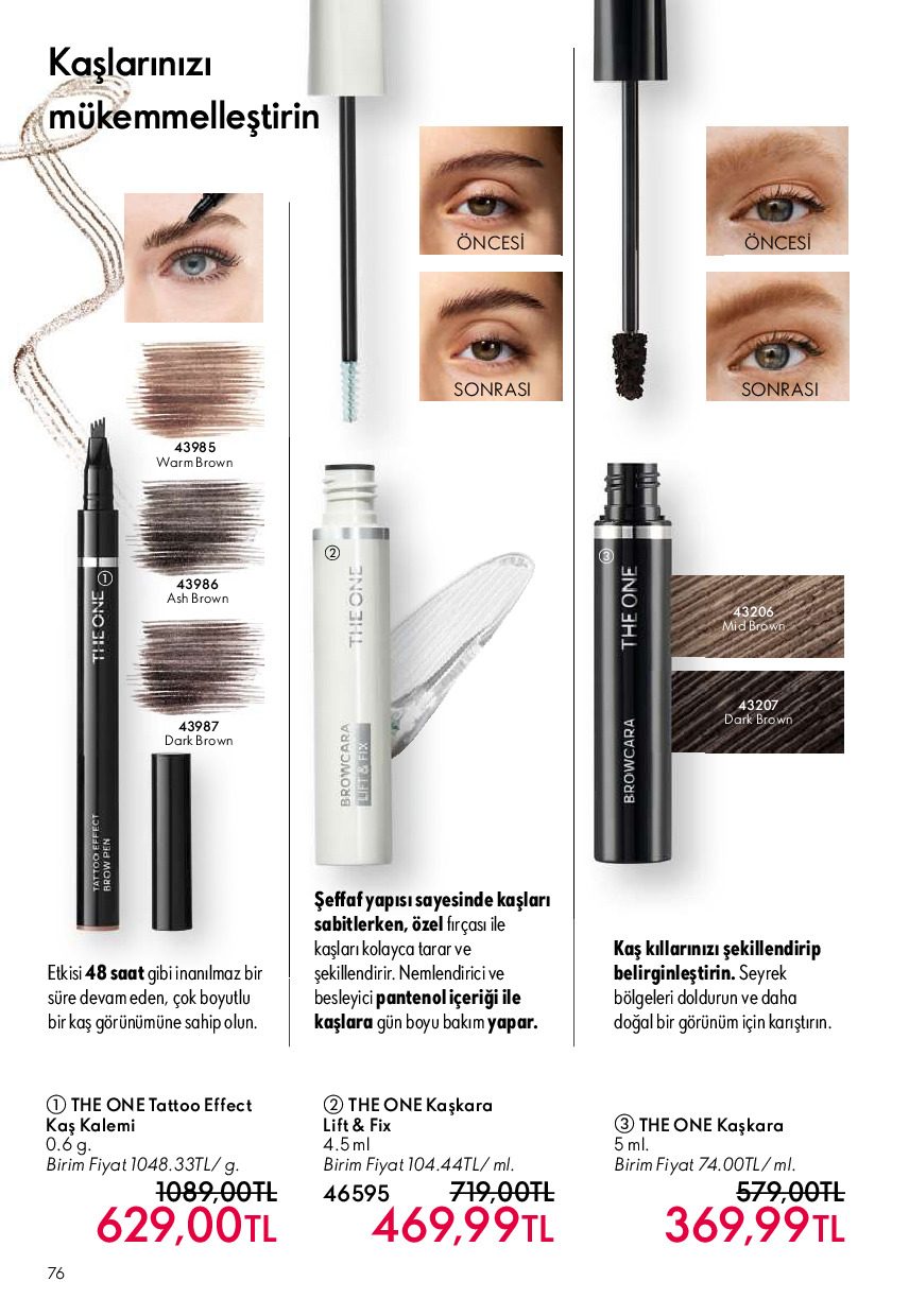 Oriflame 01 Temmuz- 31 Temmuz Online Katalog - Sayfa 76