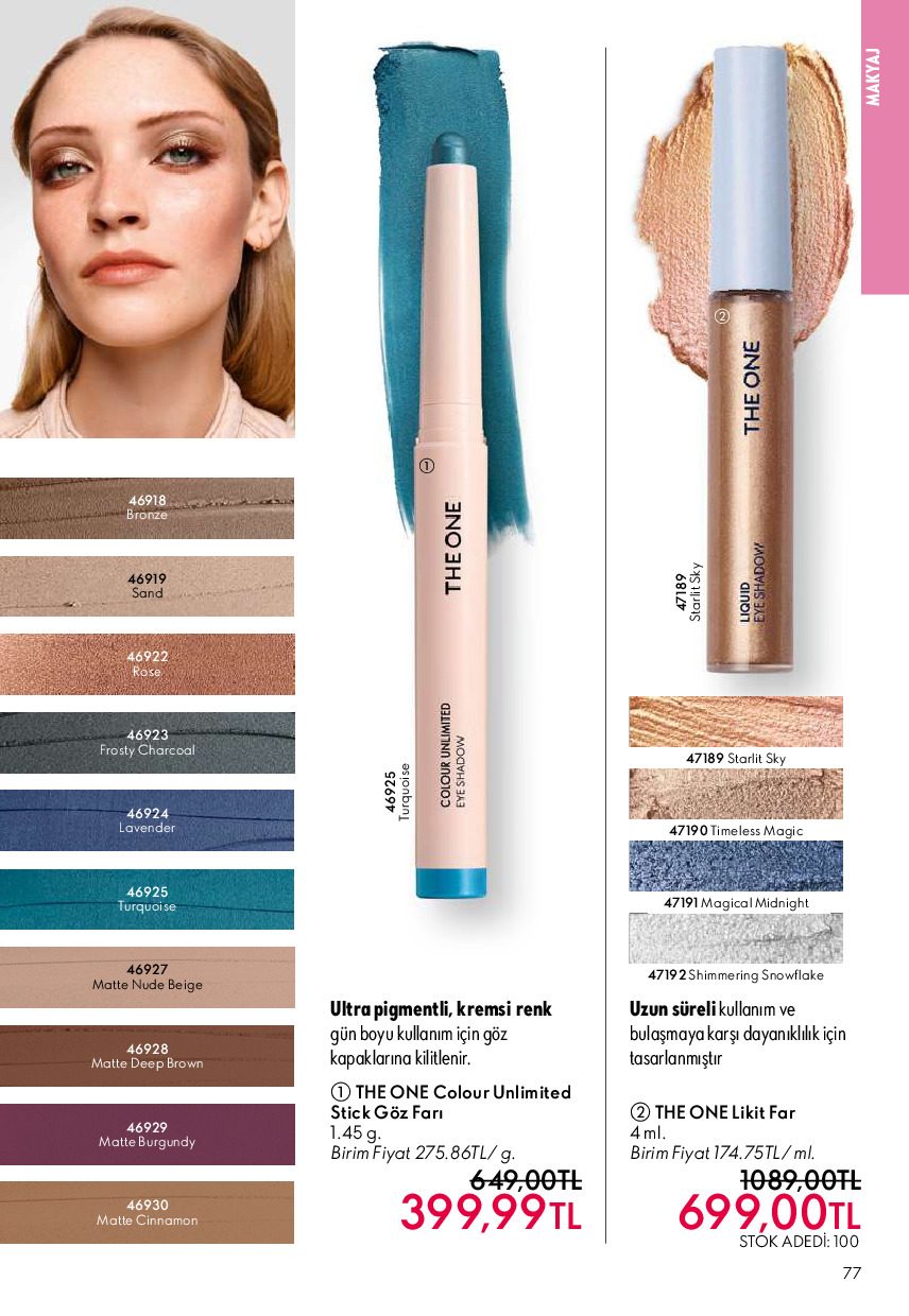 Oriflame 01 Temmuz- 31 Temmuz Online Katalog - Sayfa 77