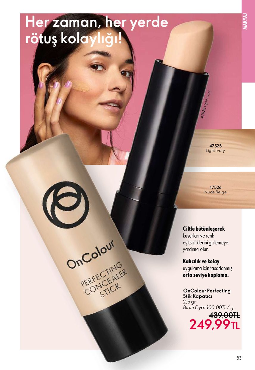 Oriflame 01 Temmuz- 31 Temmuz Online Katalog - Sayfa 83