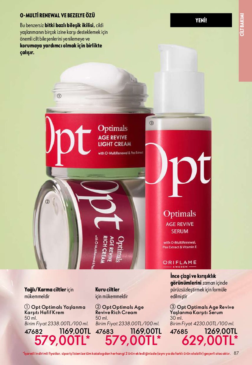 Oriflame 01 Temmuz- 31 Temmuz Online Katalog - Sayfa 87