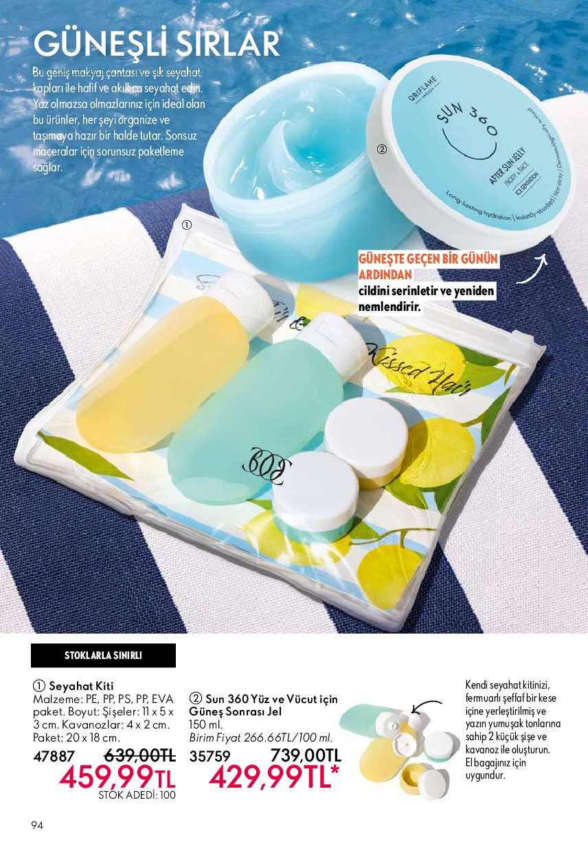 Oriflame 01 Temmuz- 31 Temmuz Online Katalog - Sayfa 94