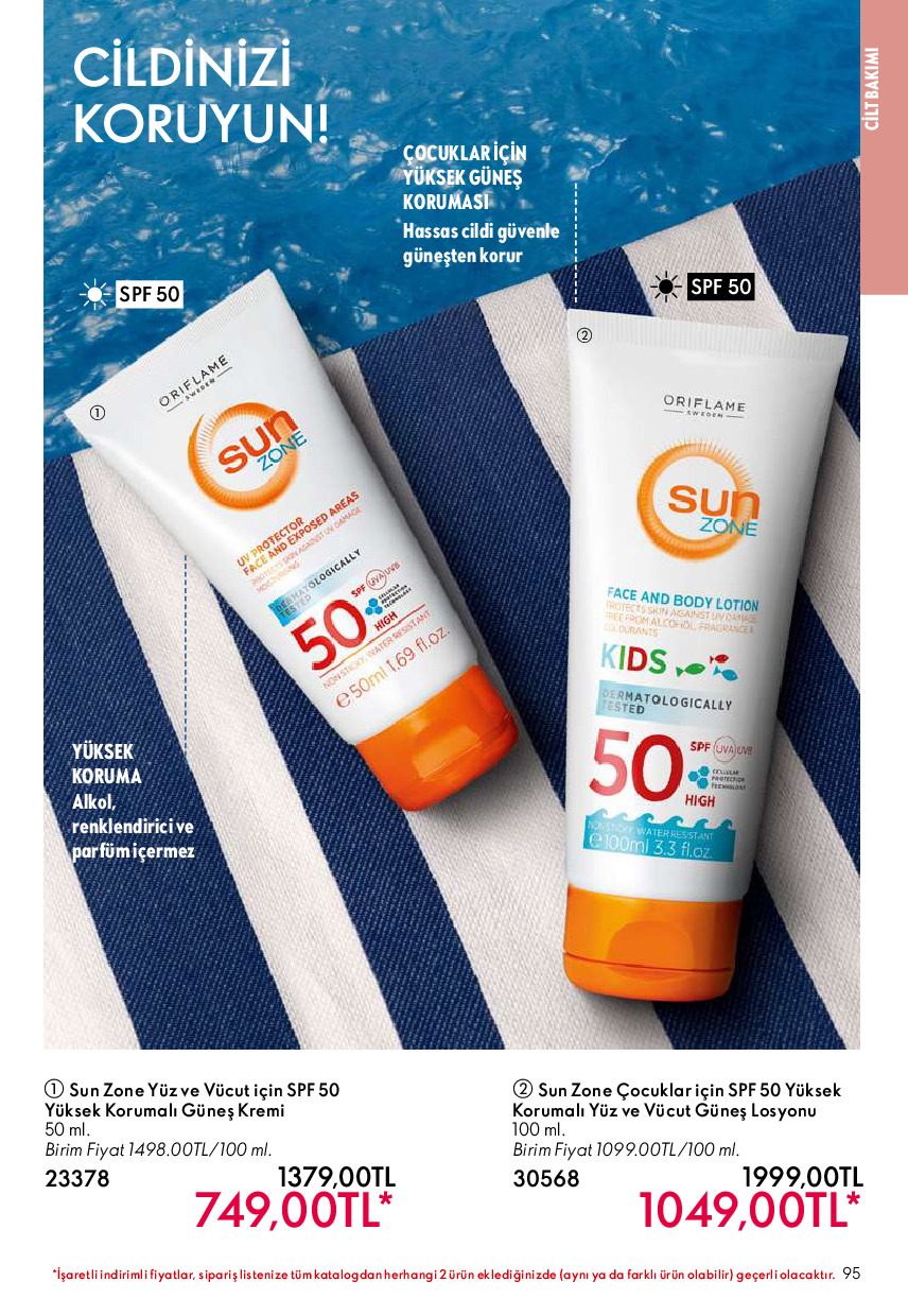 Oriflame 01 Temmuz- 31 Temmuz Online Katalog - Sayfa 95