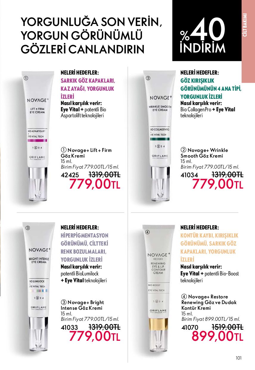 Oriflame 01 Temmuz- 31 Temmuz Online Katalog - Sayfa 101