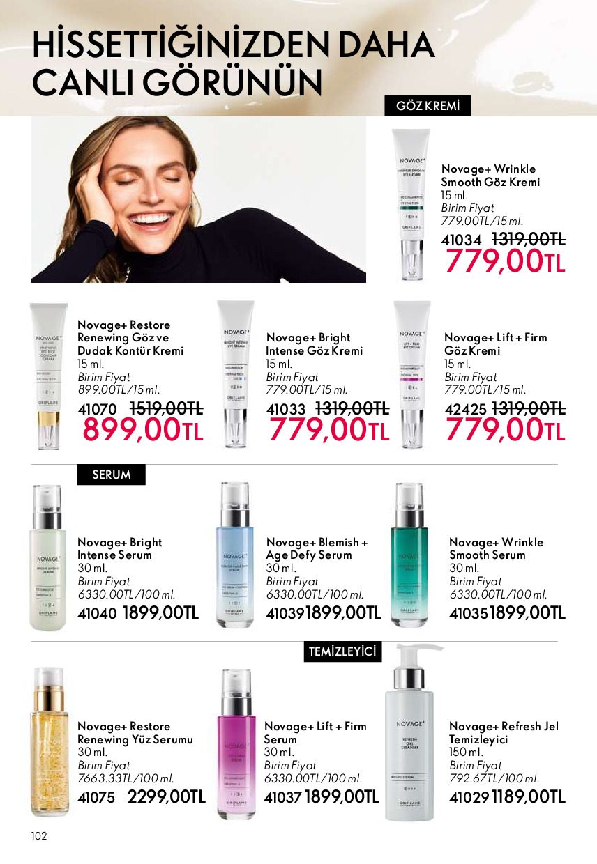 Oriflame 01 Temmuz- 31 Temmuz Online Katalog - Sayfa 102