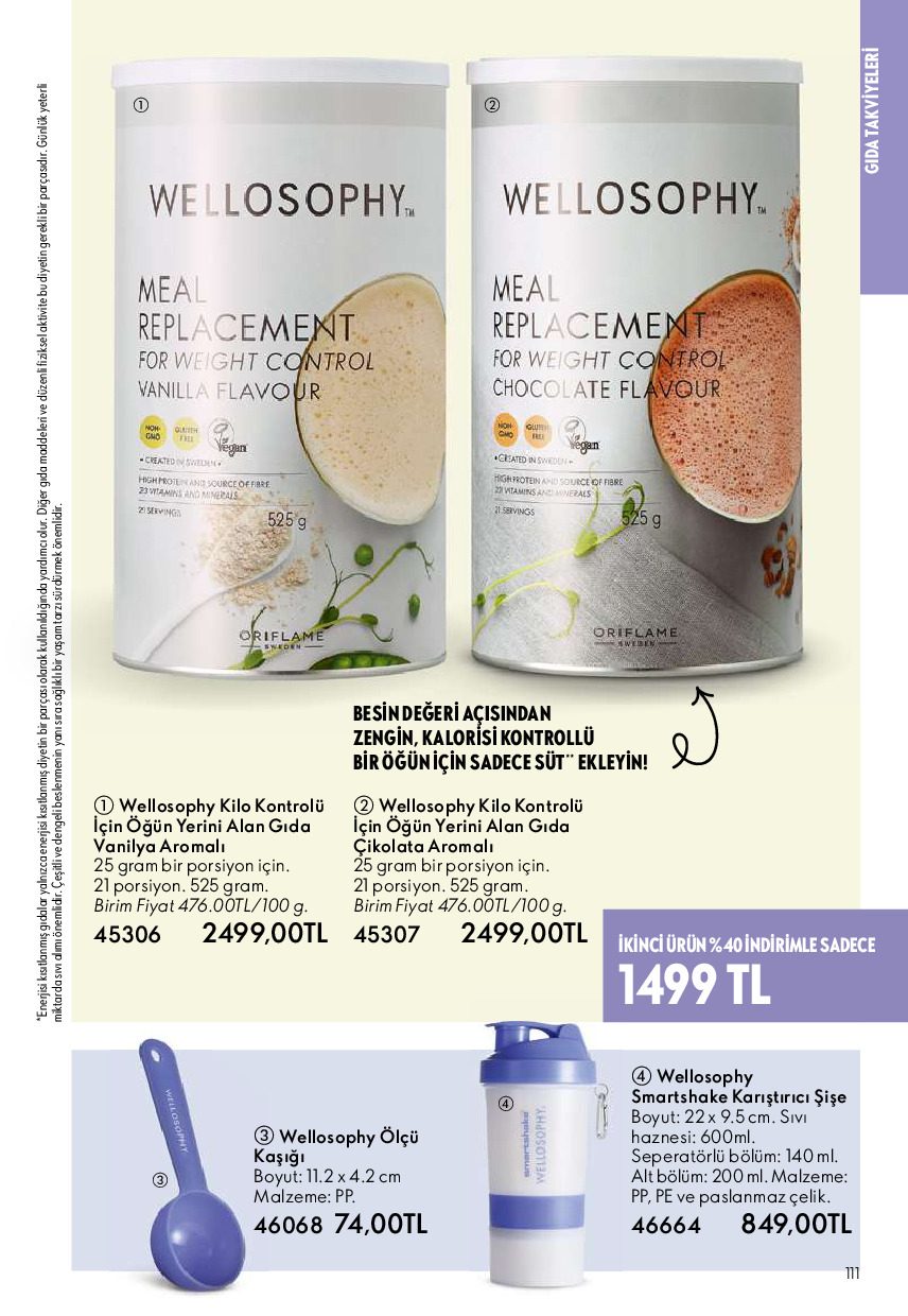 Oriflame 01 Temmuz- 31 Temmuz Online Katalog - Sayfa 111