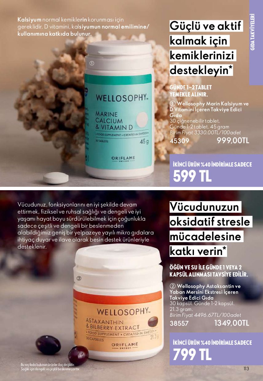 Oriflame 01 Temmuz- 31 Temmuz Online Katalog - Sayfa 113