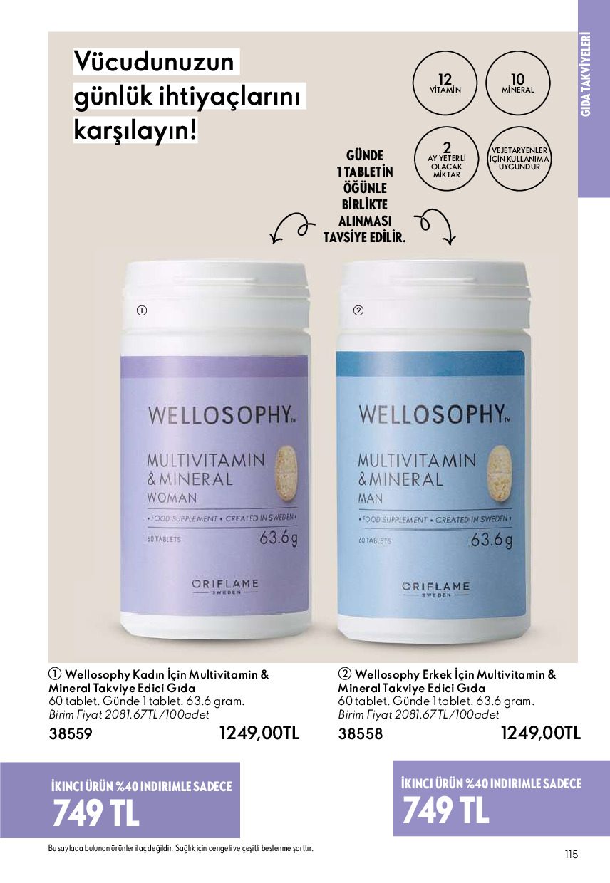 Oriflame 01 Temmuz- 31 Temmuz Online Katalog - Sayfa 115