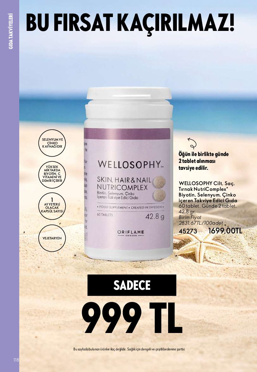 Oriflame 01 Temmuz- 31 Temmuz Online Katalog - Sayfa 118