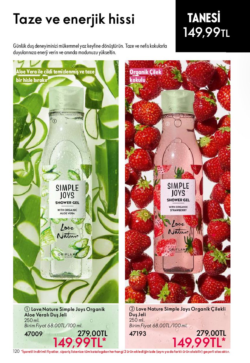 Oriflame 01 Temmuz- 31 Temmuz Online Katalog - Sayfa 120