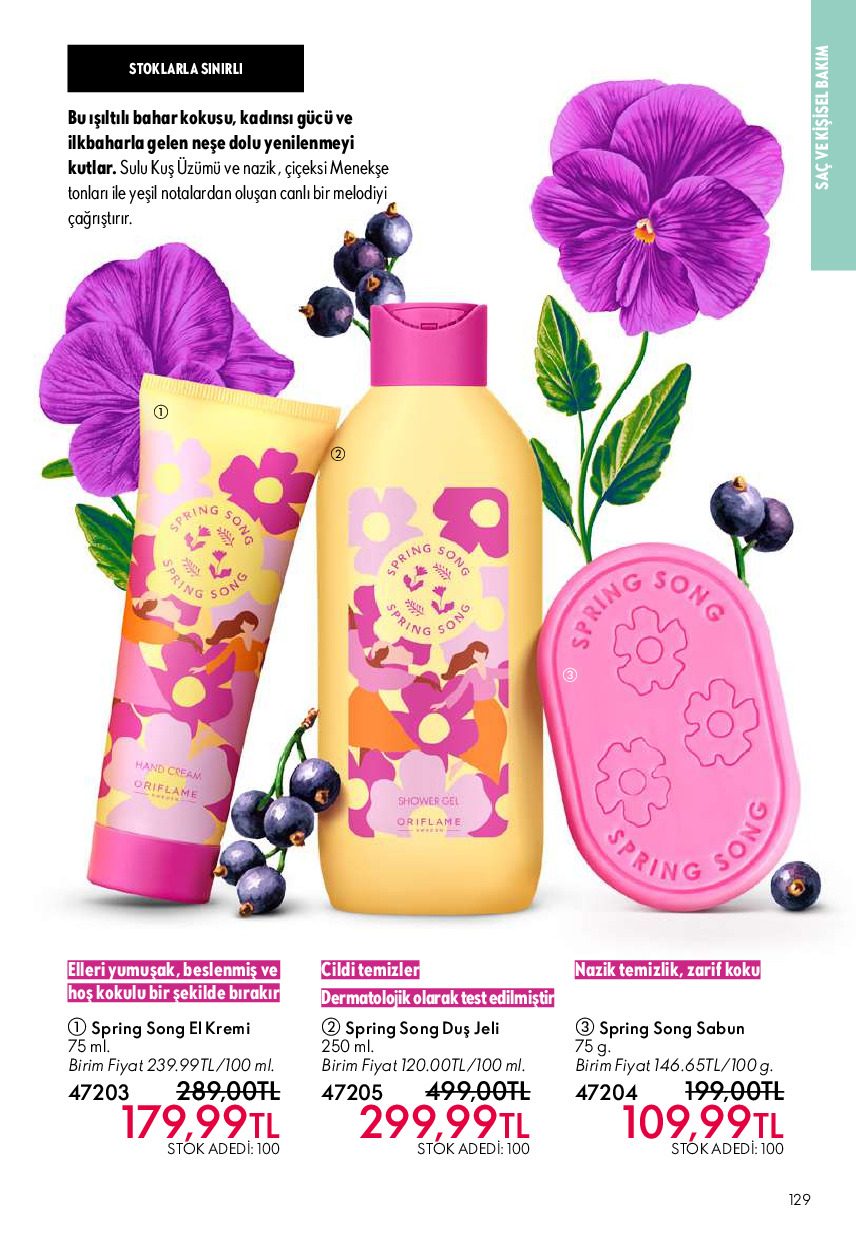 Oriflame 01 Temmuz- 31 Temmuz Online Katalog - Sayfa 129