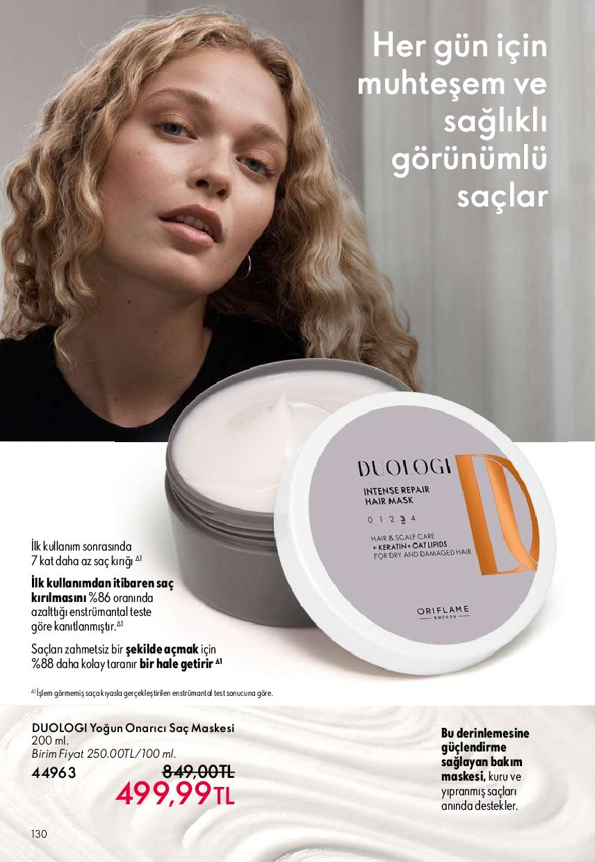 Oriflame 01 Temmuz- 31 Temmuz Online Katalog - Sayfa 130