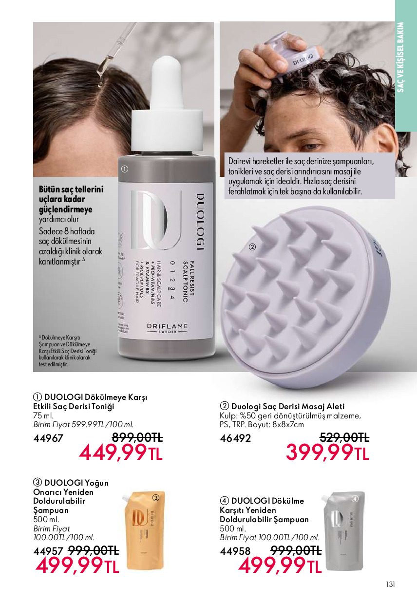 Oriflame 01 Temmuz- 31 Temmuz Online Katalog - Sayfa 131