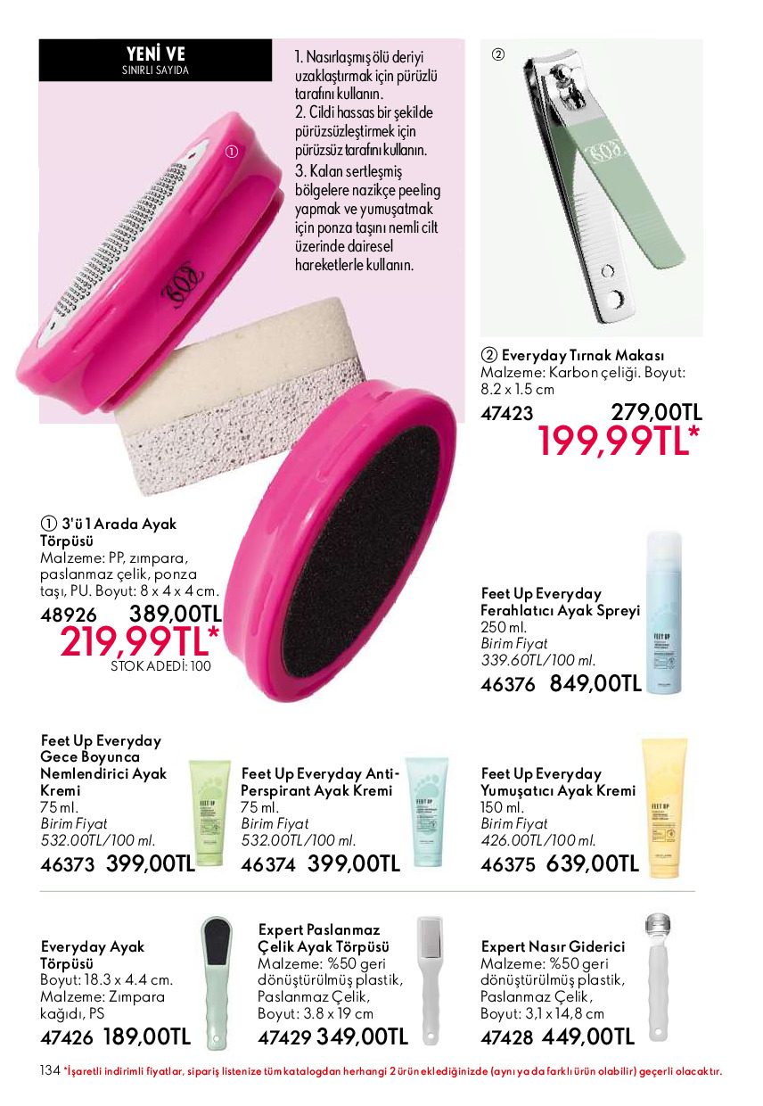 Oriflame 01 Temmuz- 31 Temmuz Online Katalog - Sayfa 134